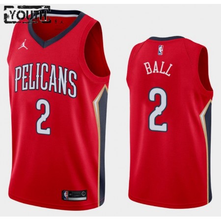 Dres New Orleans Pelicans Lonzo Ball 2 2020-21 Jordan Brand Statement Edition Swingman - Dječji